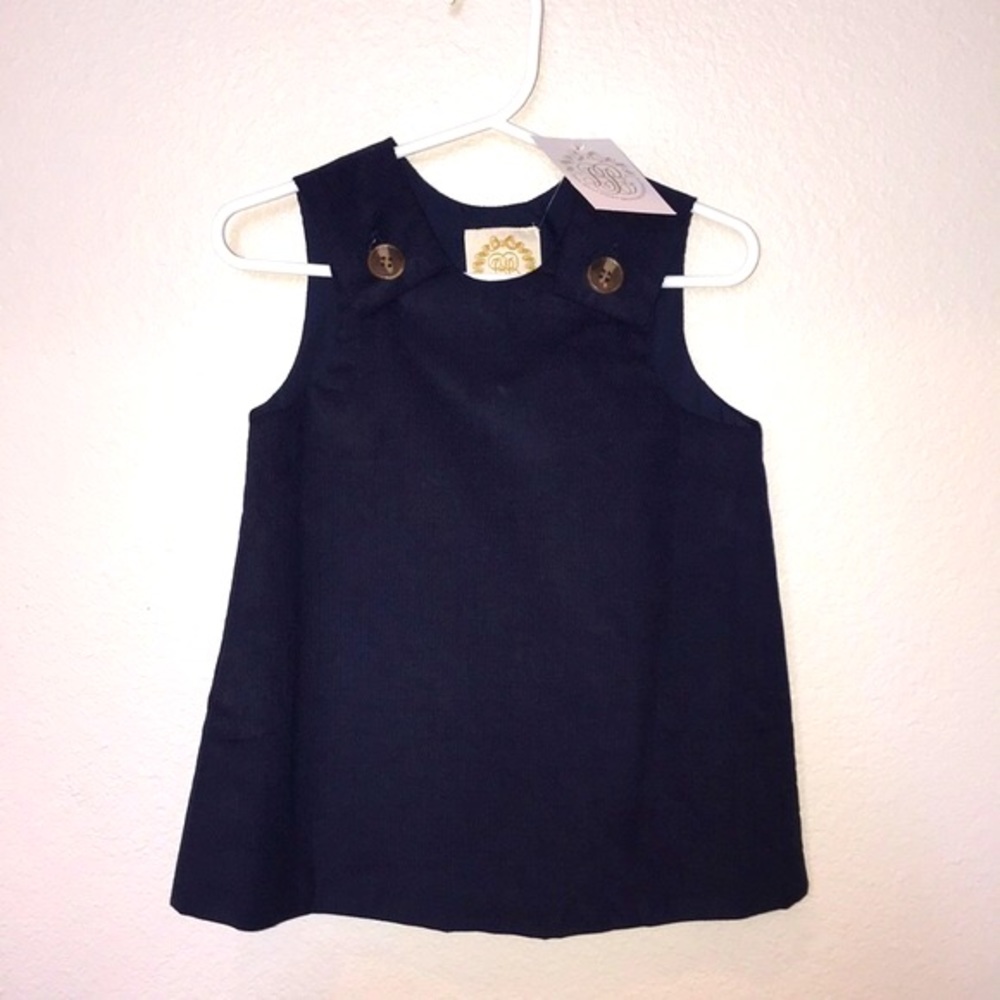 The Beaufort Bonnet Company Navy Corduroy Dress
